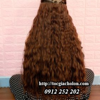Tóc 5 kẹp phím xù gãy
